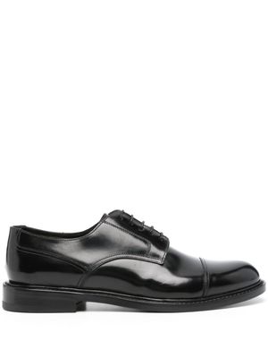 Tagliatore leather derby shoes - Black
