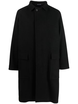 Tagliatore Lloyd single-breasted mid-length coat - Black