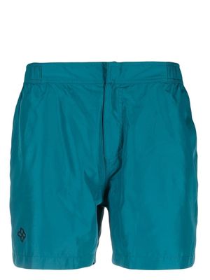 Tagliatore logo-print swim shorts - Blue