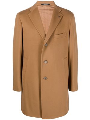Tagliatore mid-length coat - Brown