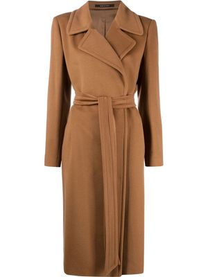 Tagliatore Molly belted coat - Brown