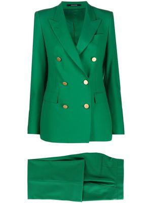 Tagliatore palazzo double-breasted suit - Green