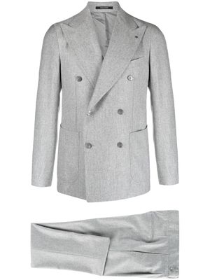 Tagliatore peak-lapels double-breasted suit - Grey
