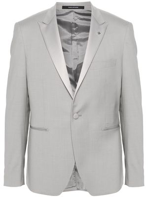Tagliatore peak-lapels single-breasted blazer - Grey
