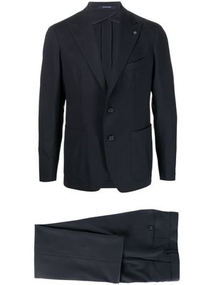 Tagliatore peak-lapels single-breasted suit - Blue