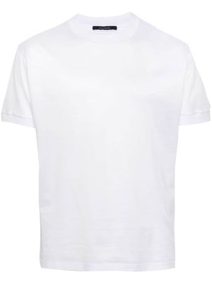 Tagliatore plain cotton T-shirt - White
