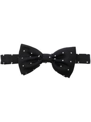 Tagliatore polka dot bow tie - Black