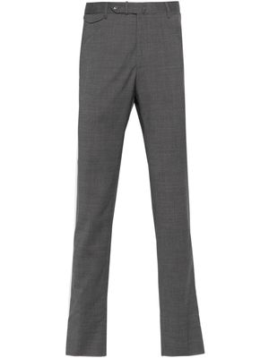Tagliatore pressed-crease tailored trousers - Grey