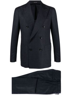 Tagliatore Prince of Wales tailored suit - Blue