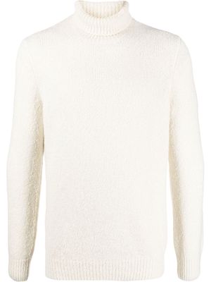 Tagliatore roll-neck knit jumper - White