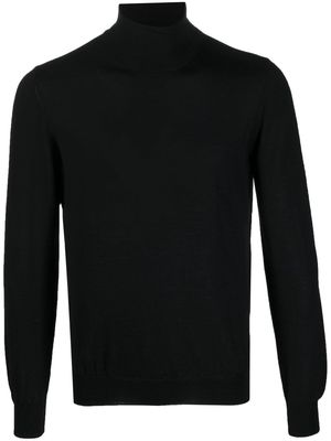 Tagliatore roll-neck pullover jumper - Black