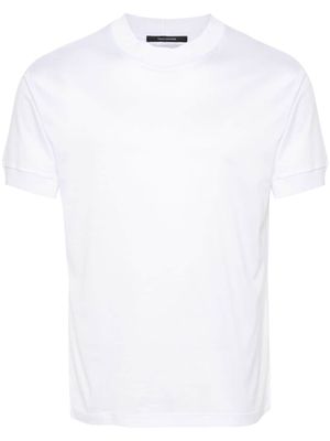Tagliatore round-neck cotton T-shirt - White