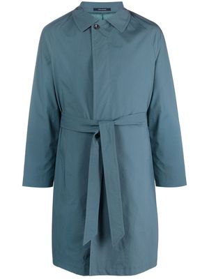 Tagliatore Salomons belted trench coat - Blue