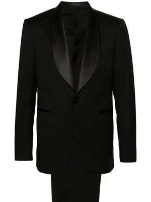 Tagliatore shawl-lapels single-breasted blazer - Black