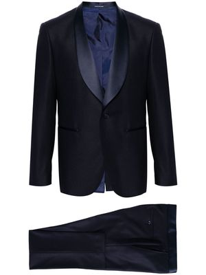 Tagliatore shawl-lapels single-breasted dinner suit - Blue