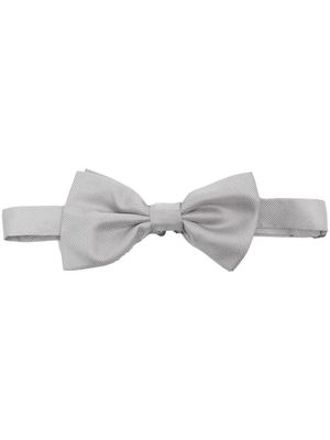 Tagliatore silk bow tie - Grey