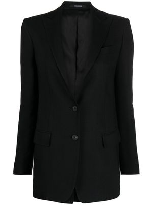Tagliatore single-breasted button-fastening blazer - Black
