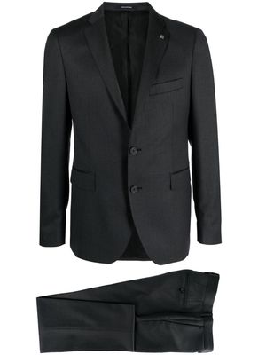 Tagliatore single-breasted buttoned suit - Grey