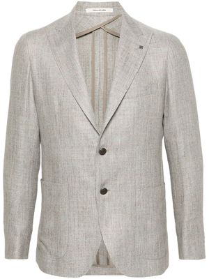 Tagliatore single-breasted inter-woven blazer - Grey