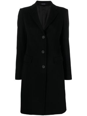 Tagliatore single-breasted midi coat - Black