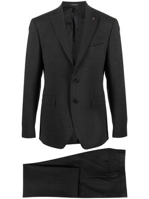 Tagliatore single-breasted notched-lapel suit - Grey