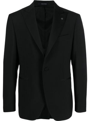 Tagliatore single-breasted tuxedo jacket - Black