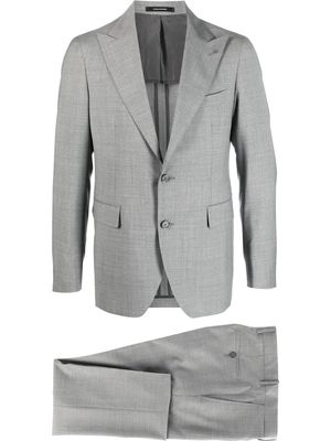Tagliatore single-breasted virgin wool suit - Grey