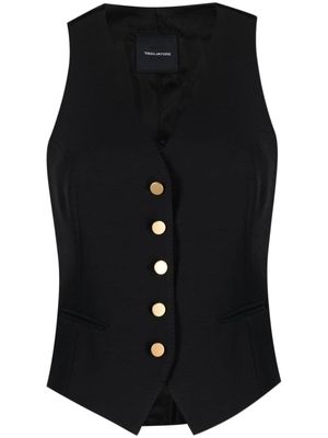 Tagliatore single-breasted waistcoat - Black