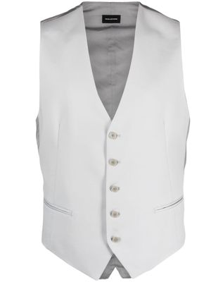 Tagliatore single-breasted waistcoat - Grey