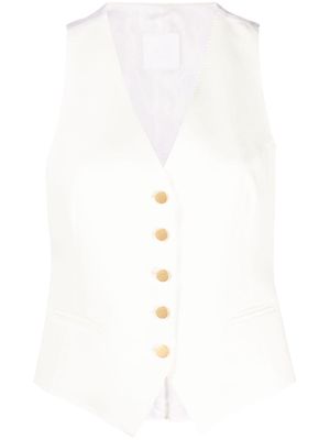 Tagliatore single-breasted waistcoat - White