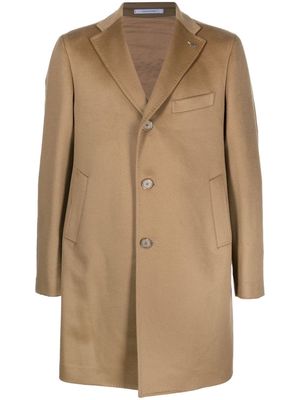 Tagliatore single breasted wool coat - Neutrals