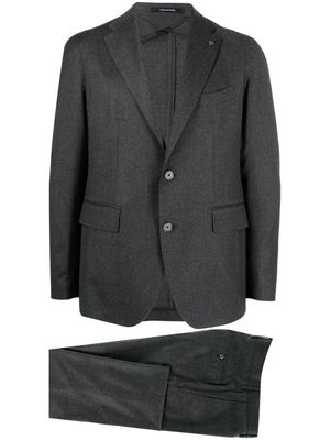 Tagliatore single-breasted wool-silk suit - Grey