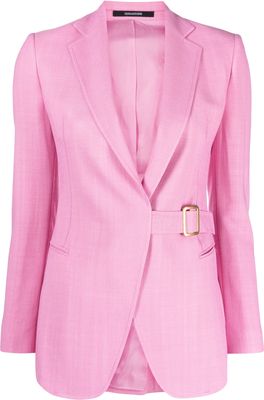 Tagliatore slide-buckle single-breasted blazer - Pink