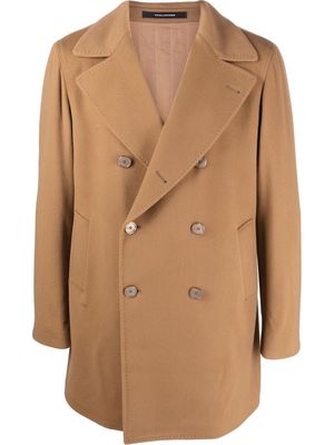 Tagliatore Stephan double-breasted coat - Brown