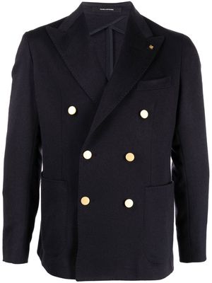 Tagliatore tailored-cut double-breasted blazer - Blue