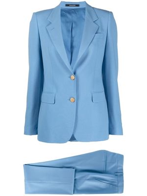 Tagliatore tailored trouser suit - Blue