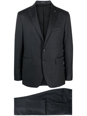 Tagliatore two-piece single-breasted virgin wool suit - Grey