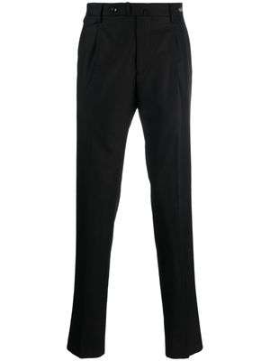 Tagliatore virgin wool tailored trousers - Black