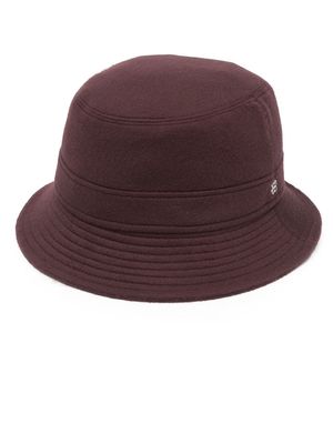 Tagliatore Wilf wool-cashmere bucket hat - Red