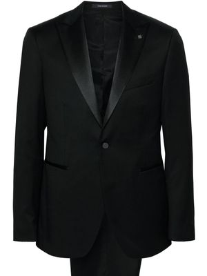 Tagliatore wool single-breasted suit - Black
