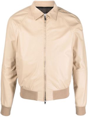 Tagliatore zip-fastening shirt jacket - Neutrals