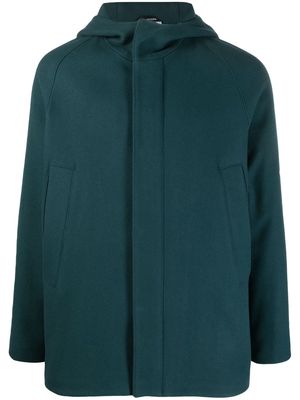 Tagliatore zip-up hooded jacket - Green
