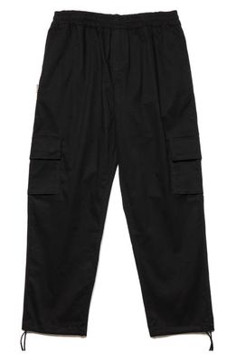 Taikan Stretch Cotton Cargo Pants in Black
