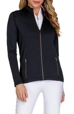 Tail Siona Full Zip Golf Jacket in Onyx