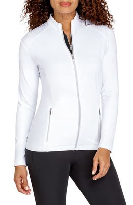 Tail SIONA ZIP FRONT GOLF JACKET in Chalk