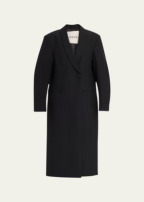 Tailored Boxy Tuxedo Coat