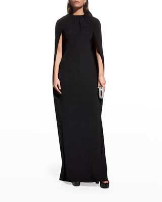 Tailored Cape Gown
