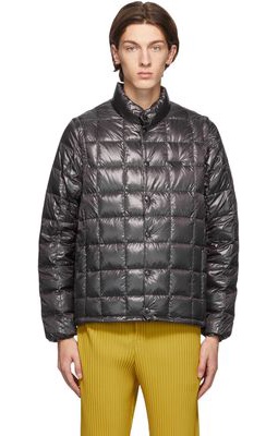 TAION Black Down Heated High Neck EXTRA Jacket