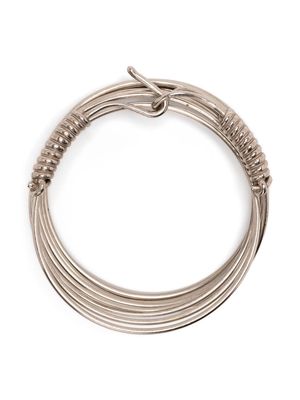 Takahiromiyashita The Soloist Angel Hair multi-band bracelet - Metallic