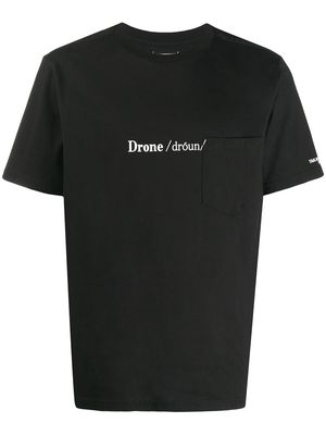 Takahiromiyashita The Soloist Drone printed T-shirt - Black